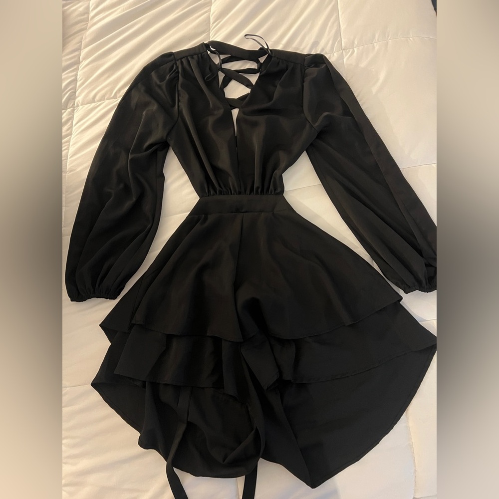 Black Women's Romper